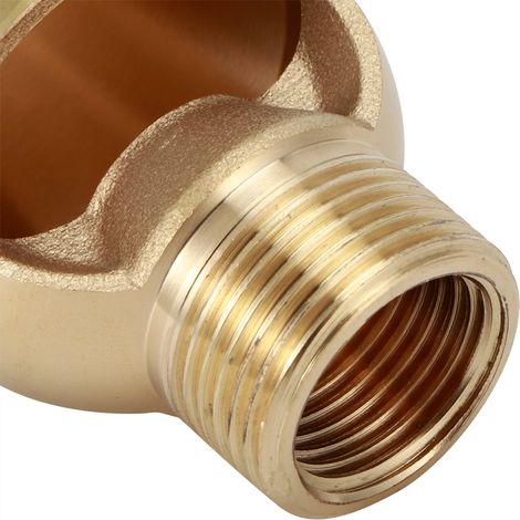 喷头 De Luxe G1/2in Femelle/G3/4in Mâle Douchette Fontaine pour Paysagisme Jardins Piscines Cuivre 9.5cm (1/5)