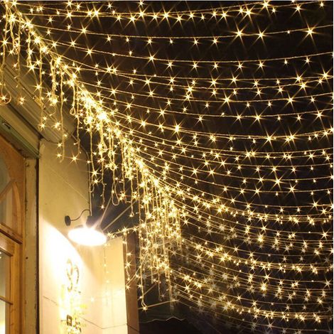 24V 10M 80 LED Lichterkette Karneval Hochzeit Outdoor Indoor Gartenbeleuchtung - RWIndoor Möbel Dekoration Weihnachtsdekoration Lichterketten (1/5)