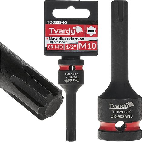 Vaso de impacto Ribe 1/2" M10 CR-MO (10/100) (1/4)