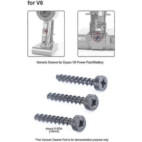 Vis universelles pour aspirateur V6 V7 V8 V10 V11, pack/batterie Sv09 Sv10 Sv11 Sv12 Sv14, édition A 0618