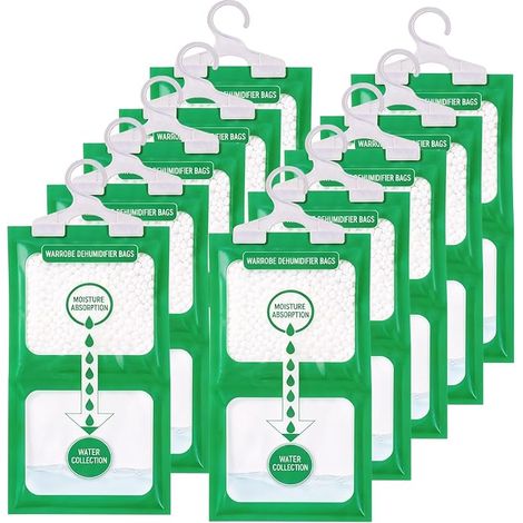 Anti-humidity bag 10 x 230 g – cupboard, cellar and bathroom absorber