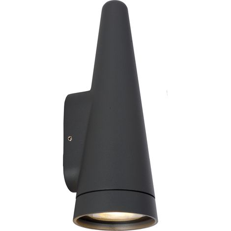 Applique extérieure anthracite GU10 12W Wizard Lucide (1/2)