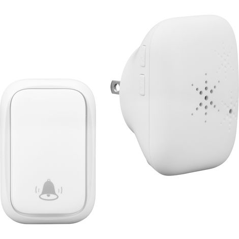 Sonnette sans fil auto-alimentée avec télécommande AC réglable (1/5)