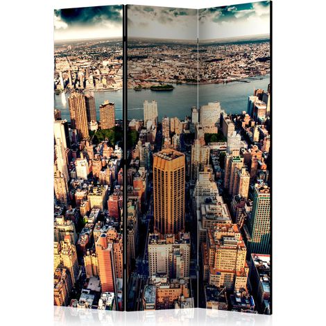 Paravento - Bird's Eye View of New York [Room Dividers] - 135x172 (1/4)