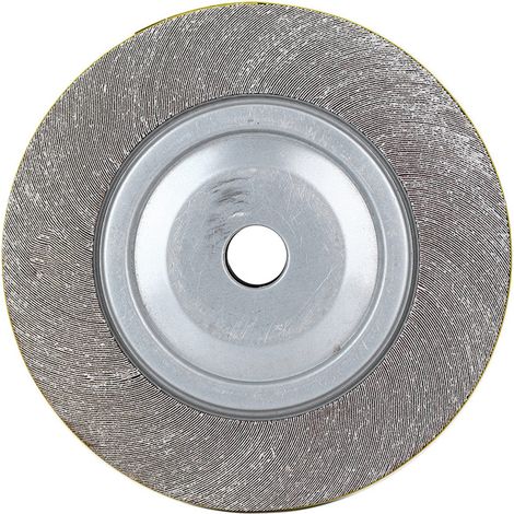 Meule abrasive polissage tube inox roue à ailettes Mitsubishi 260x32mm grain 80 disque polisseuse (1/5)