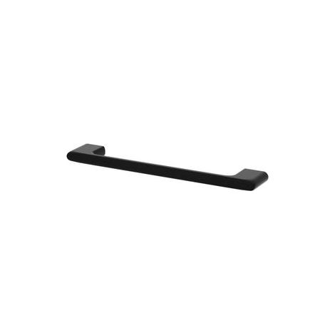 Poignée de meuble noir mat, longueur 19,2 cmSa haute qualité en fait le choix idéal pour les familles. (1/5)