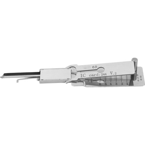 Hand Civilian Decoder Stainless Steel Single Head 6 Beads 2 in 1 Hook Pickup Decoder (1/5)