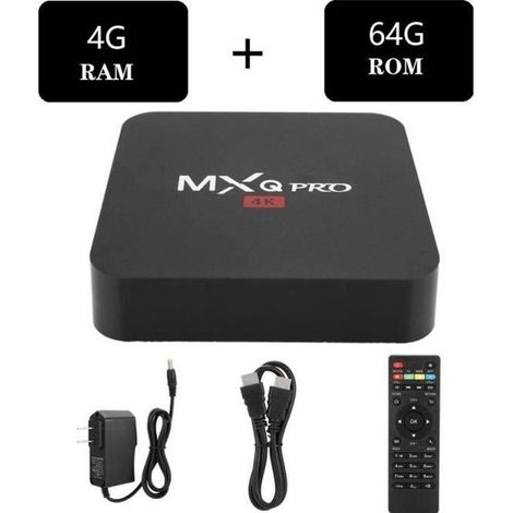 Smart TV Box - EROS - MXQ PRO 4K RK3229 - 4GB RAM - 64GB ROM - WiFi BT - Android 7.1 (1/4)