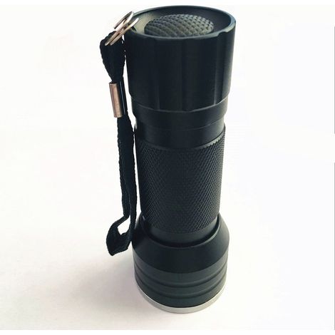 Lampe de Poche UV LED 395nm Portable pour Détection de Jade et Pierres Précieuses (1/5)