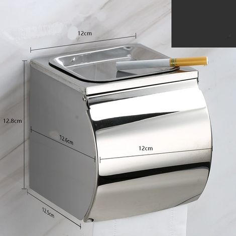 (Silberne Toilettenpapierablage/Toilettenpapierbox/Toilettenpapierbox aus Edelstahl/wasserdichter Papierhandtuchhalter)