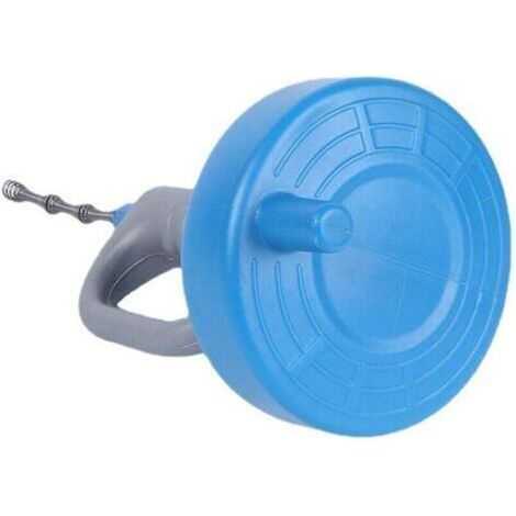 13M Furet Deboucheur Canalisation WC , Serpent de Plombier Kit Debouchage Canalisation Professionnel pour Toilette , Cuisine , Drain de Baignoire , Salle Bain , Evier , avec Gants , Sac , Chaîne de Vi (1/4)