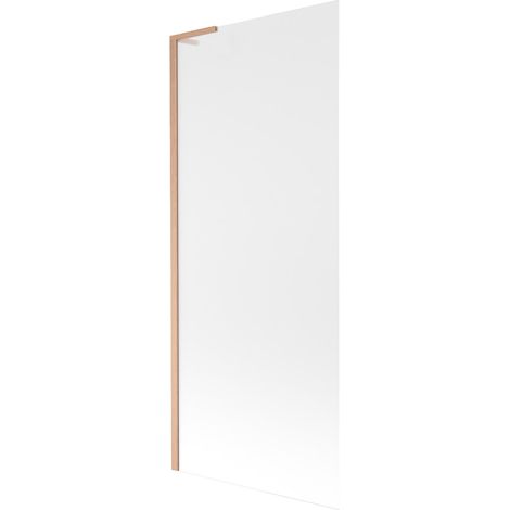 Mexen Next L mampara de bañera de 1 hoja 80 x 150 cm, esmerilado, cobre cepillado - 895-080-000-03-30-65 (1/5)