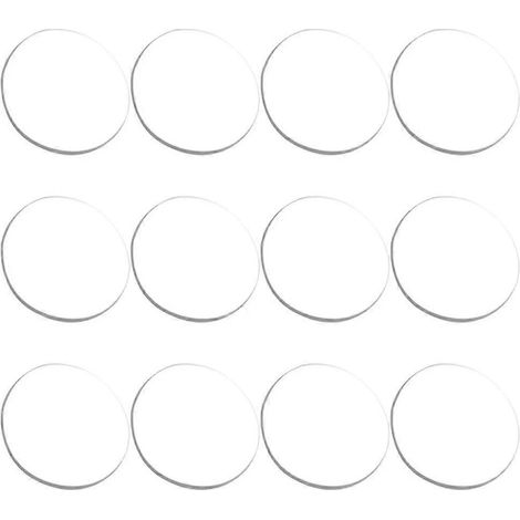 Lot de 12 patins de protection pour table en verre, ventouses et rondelles anti-adhérentes. (1/3)