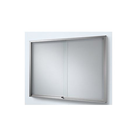 eurokraft pro  Bacheca  cornice in alluminio  ante scorrevoli