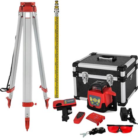 Niveau Laser Rotatif, Mesure de Haute Précision, Large Capacité de Scannage, Ensemble de faisceaux rouges 2 (1/2)
