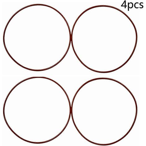 Lot de 4 sangles en caoutchouc avec joint torique pour lidar Neato Botvac (compatibles avec les modèles 65, 70, 75e, 75, 80, 85, D75, D80 et D85). Résistance accrue à la chaleur et à l'étirement. (1/5)