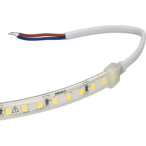 Jandei - Kit de cable + tapas para tiras de 220V autorrectificadas