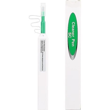 Fibre Optique - Nettoyage des connecteurs Fibre Optique - Stylo Nettoyage Fibre Optique avec Plus 800 nettoyages pour LC/MU 1.25mm UPC Ferrules Type (1/5)