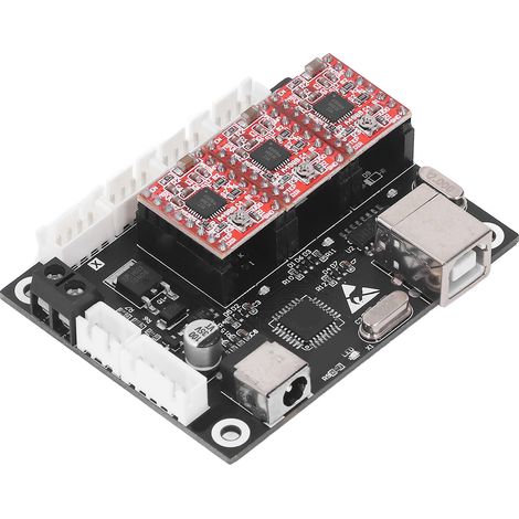 Carte mère de machine de gravure CNC 3 axes avec interface USB pour graveur laser (1/5)