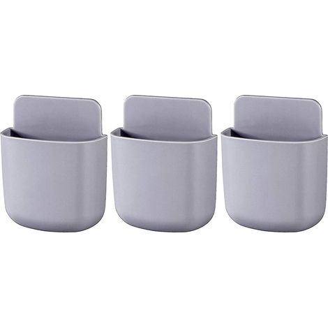 Support mural de rangement pour téléphone portable, idéal pour ranger les fournitures scolaires et de bureau à la maison. (1/5)