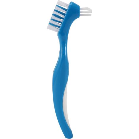 Lot de 12 brosses pour prothèses dentaires dures — nettoyage efficace pour dentier, brosse rigide hygiène bucco-dentaire (1/5)