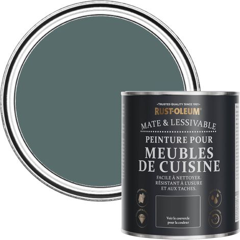 Peinture Verte pour Meubles de Cuisine, Finition Mate - Deep Sea 750ml (1/5)