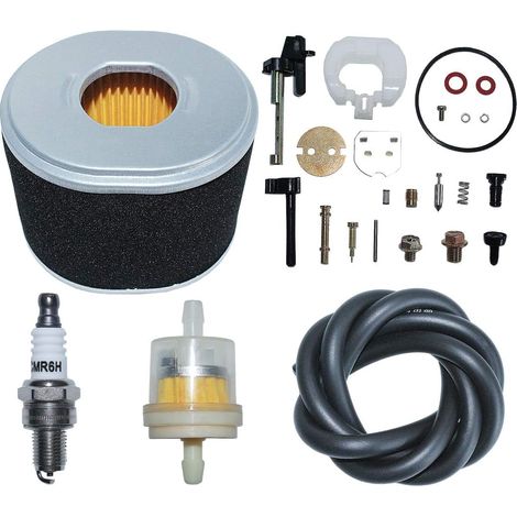Air Fuel Filter Line Carb Repair Rebuild Kit Fit Honda GX390 13HP GX 390 Engine 17210-ZE3-010, 17210-ZE3-505 (1/5)