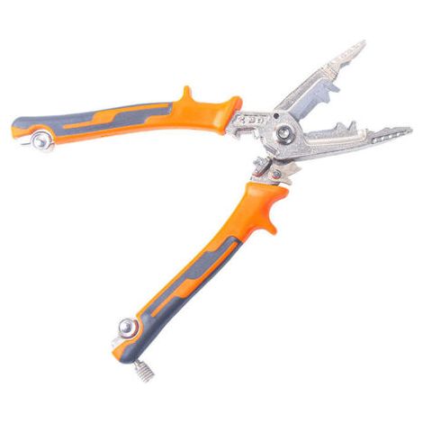 Pince à dénuder professionnelle portable, dénudage câbles électriques, sertissage, boucle verrouillage métallique, entretien appareils ménagers (1/5)