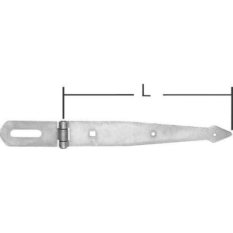 Penture, 200mm chromé brillant (1/2)