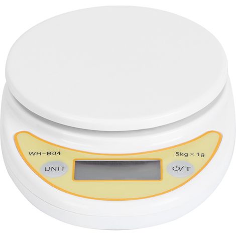 Balance de cuisine électronique numérique portable 5 kg 1 g pour bijoux et aliments, accessoire de balance de cuisine numérique pour la cuisine et la pâtisserie (1/5)