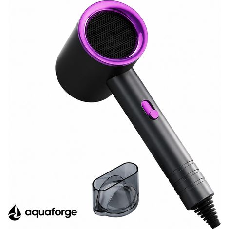 Sèche cheveux sans balais 1600 W ions négatifs air chaud froid (1/5)