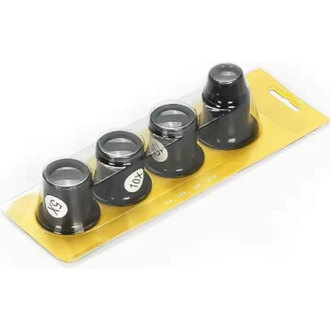 4-teiliges Uhrenreparatur-Werkzeugset inklusive Lupe. (1/5)