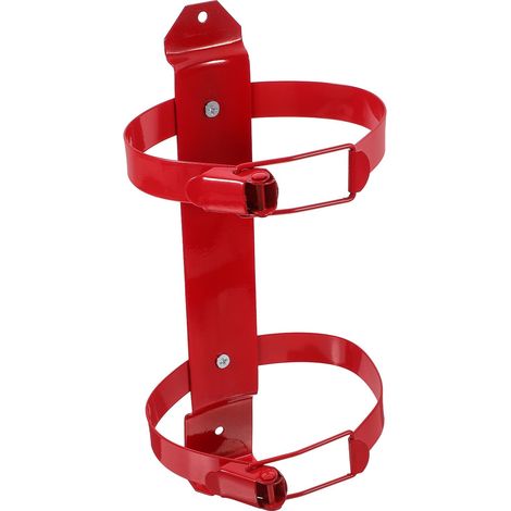 Support pour extincteur de voiture de 2 kg en fer rouge, design économiseur d'espace et installation facile pour véhicules et bureaux (1/5)
