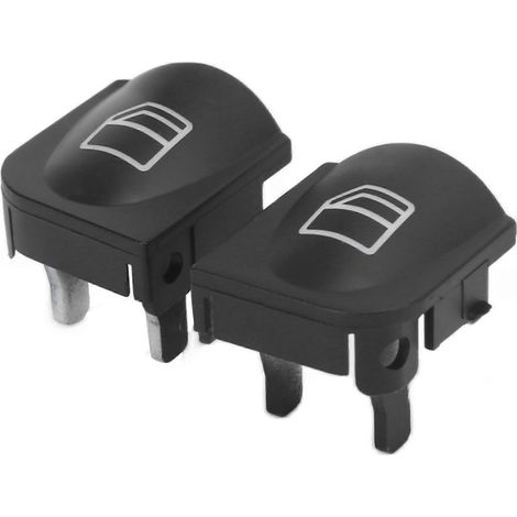 1 paire de caches pour interrupteurs de lève-vitre 2038200110, de remplacement pour Mercedes-Benz Classe C W203 C230 C240 (1/5)