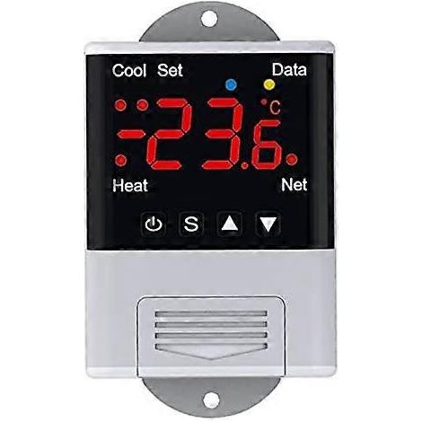 Contrôleur de température Wi-Fi sans thermostat, sonde NTC, affichage numérique, contrôle par application pour maison connectée (1/5)