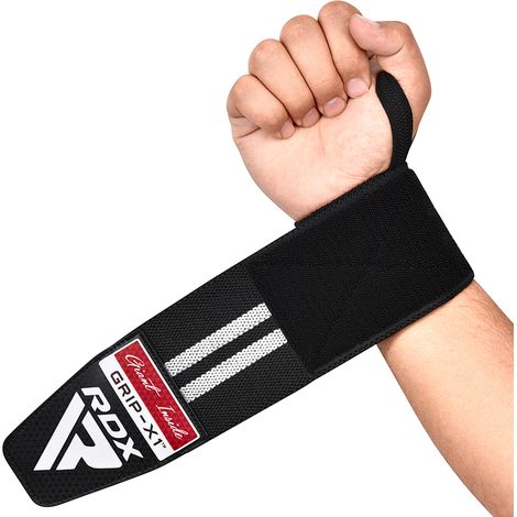 GYM WRIST WRAP R11 BLACK/WHITE - RDX - WAH-WR11BW (1/2)