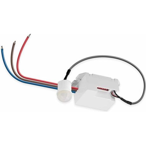 Détecteur de Mouvement Infrarouge pour Un Montage au Plafond. Détection 360°, la portée 8m, pour Une Utilisation en intérieur, adapté aux LED-LIAIKI (1/4)