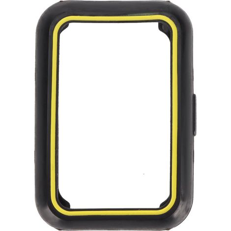 Protection d'écran TPU étui coque pare-chocs coque souple pour Huawei Watch FIT noir jaune (1/5)