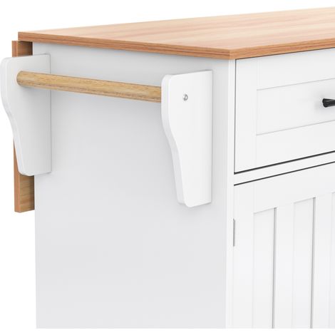 129x46(71)x91,5 cm. Meuble de salon / Armoire avec planche à manger. Espace intérieur dans les portes du meuble. Plan de travail en cuisine sur 5 roulettes, avec des étagères (1/5)