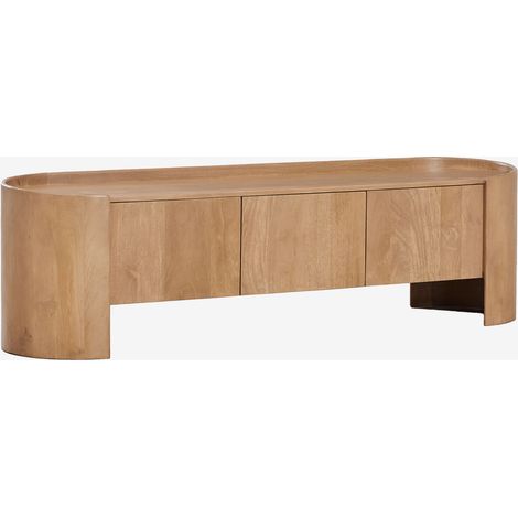 Mobile TV 175x50 cm in legno di mango Sidney SKLUM (1/5)