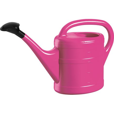 Geli – Arrosoir COLOURS – Rose vif, plastique, 5 litres, avec pomme