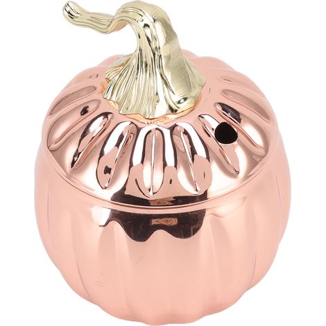 Cocktailglas aus Edelstahl 304, roségoldenes Kürbisglas, Bonboniere mit Deckel, dekorative Aufbewahrung (1/5)