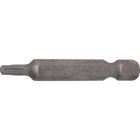Embout Torx T15 6,3 mm 50 mm - Profil T, Précision et Durabilité, Acier - D-Work