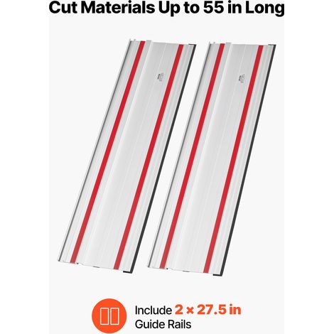 Rail de Guidage pour Scie Plongeante Lot de 2 Guide de Scie sur (1/5)