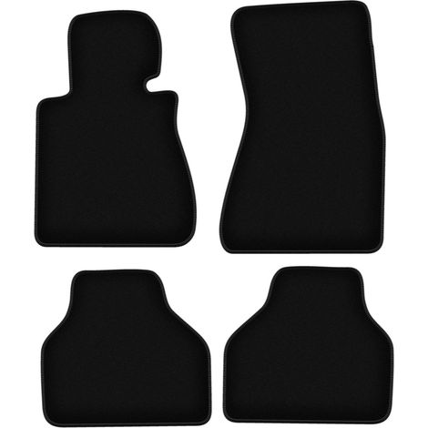 Schwarze Velours-Fußmatten für BMW 7er E65 Limousine (2001-2008) (1/5)