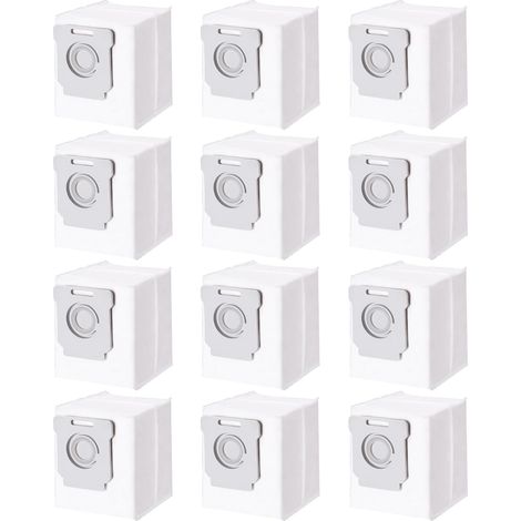12 Pack Vacuum Cleaner Bags for iRobot Roomba i7 i7+ i3 i3+ i4 i4+ i6 i6+ j7 j7+ i8 i8+S9 S9+ E5 E6 E7, Accessories Dust Bag for iRobot Roomba Allen Vacuum Cleaner Clean Base (1/5)