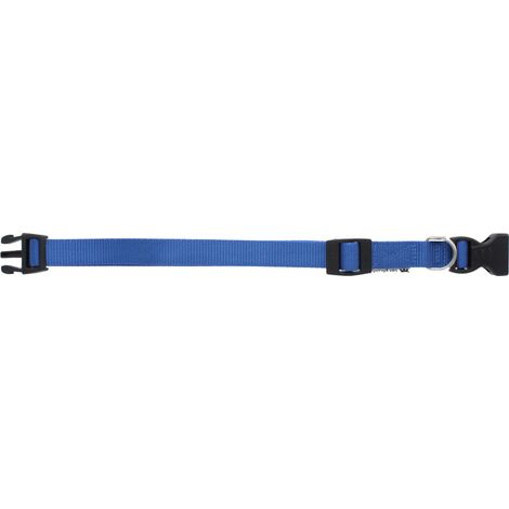 collare per cane cani Club blu regolabile 30-44 cm nylon articoli animali (1/2)