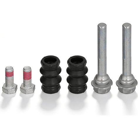 Hinterradbremssattelbolzen, kit de boulons de guidage de goupilles de curseur d'étrier de frein arrière en métal + caoutchouc BCF1346B adapté pour Transporter T4