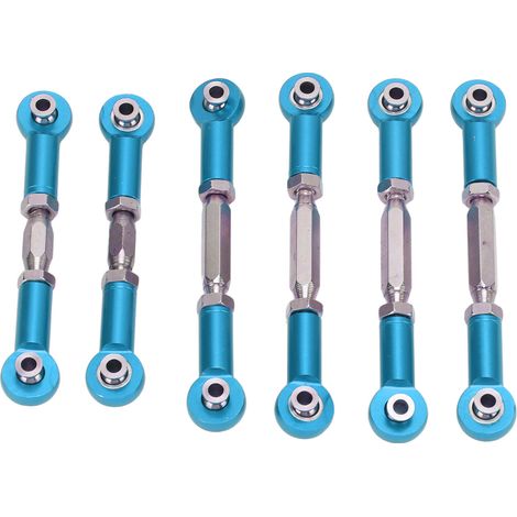 Support de barre de traction métallique pour voiture RC ARRMA Senton for Granite for Big for Rock 1/10 (bleu) (1/5)