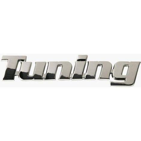 Adhesif Sticker 3D Chrome - Tuning